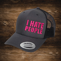 I Hate People - Gray/Black (Snapback)