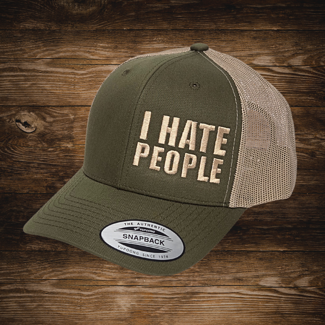 I Hate People - OD/Khaki (Snapback)